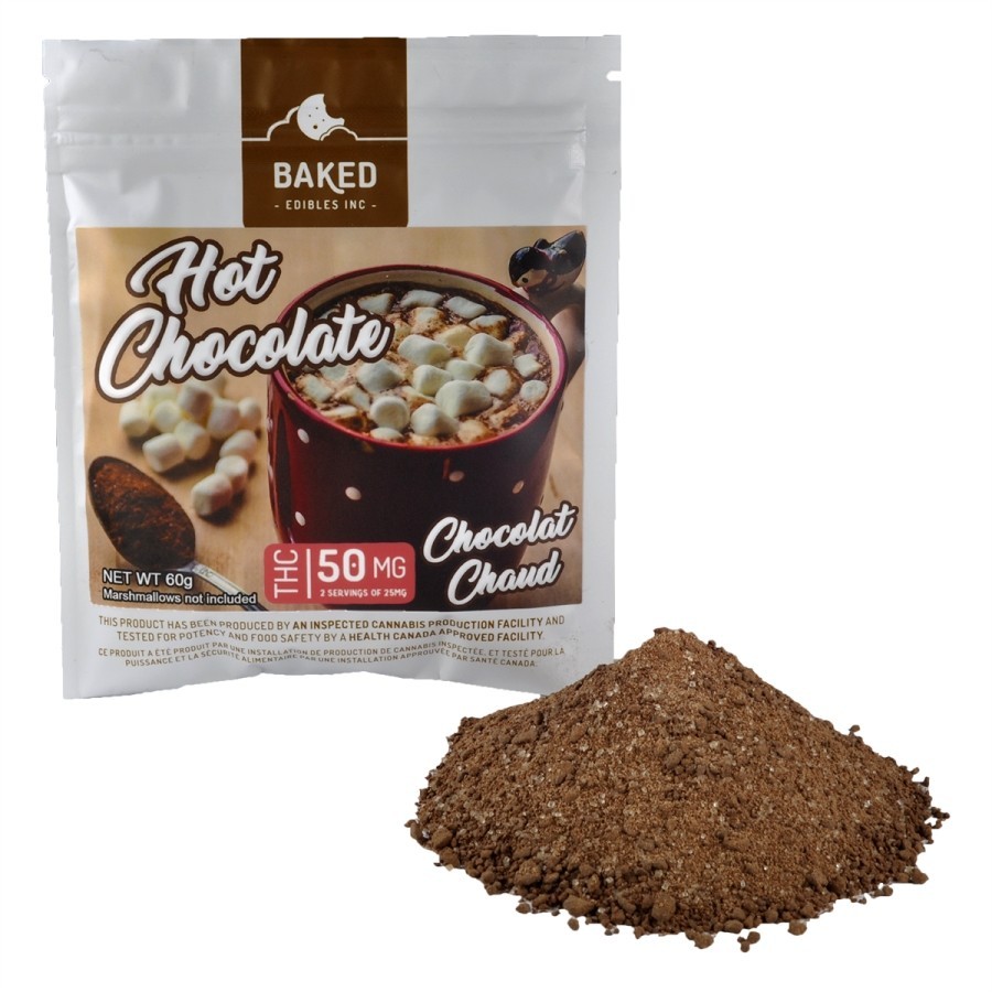 Baked Edibles – Hot Chocolate 50mg THC | BC Weed Edible Canada Baked Edibles – Hot Chocolate 50mg THC | BC Weed Edible Canada