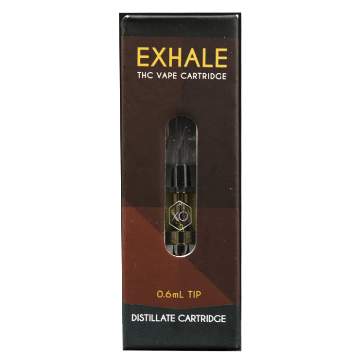 XO Exhale – THC Distillate Refill Cartridge – Banana Kush 0.6ml | BC Weed Edible Canada XO Exhale – THC Distillate Refill Cartridge – Banana Kush 0.6ml | BC Weed Edible Canada