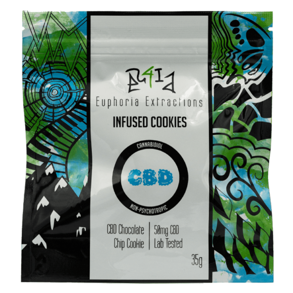 Euphoria Extractions – CBD Cookie – 50mg | BC Weed Edible Canada Euphoria Extractions – CBD Cookie – 50mg | BC Weed Edible Canada