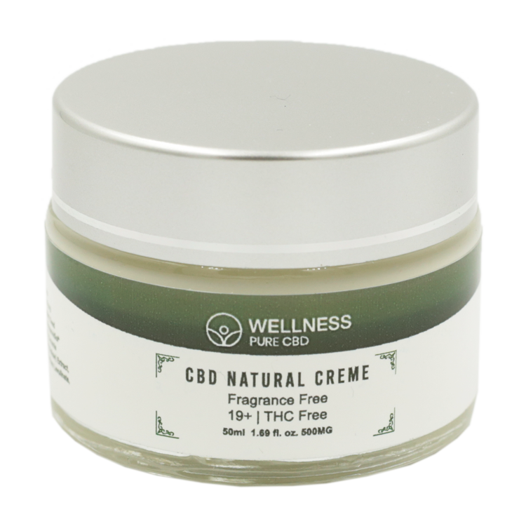 Wellness Pure CBD – Natural Creme – 500mg | BC Weed Edible Canada Wellness Pure CBD – Natural Creme – 500mg | BC Weed Edible Canada