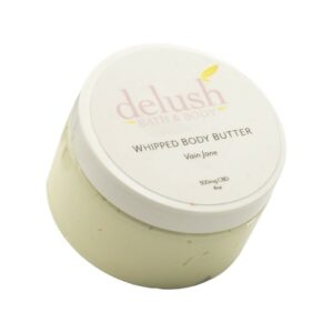 Delush Bath and Body – Whipped Body Butter – Vain Jane 300mg CBD | BC Weed Edible Canada