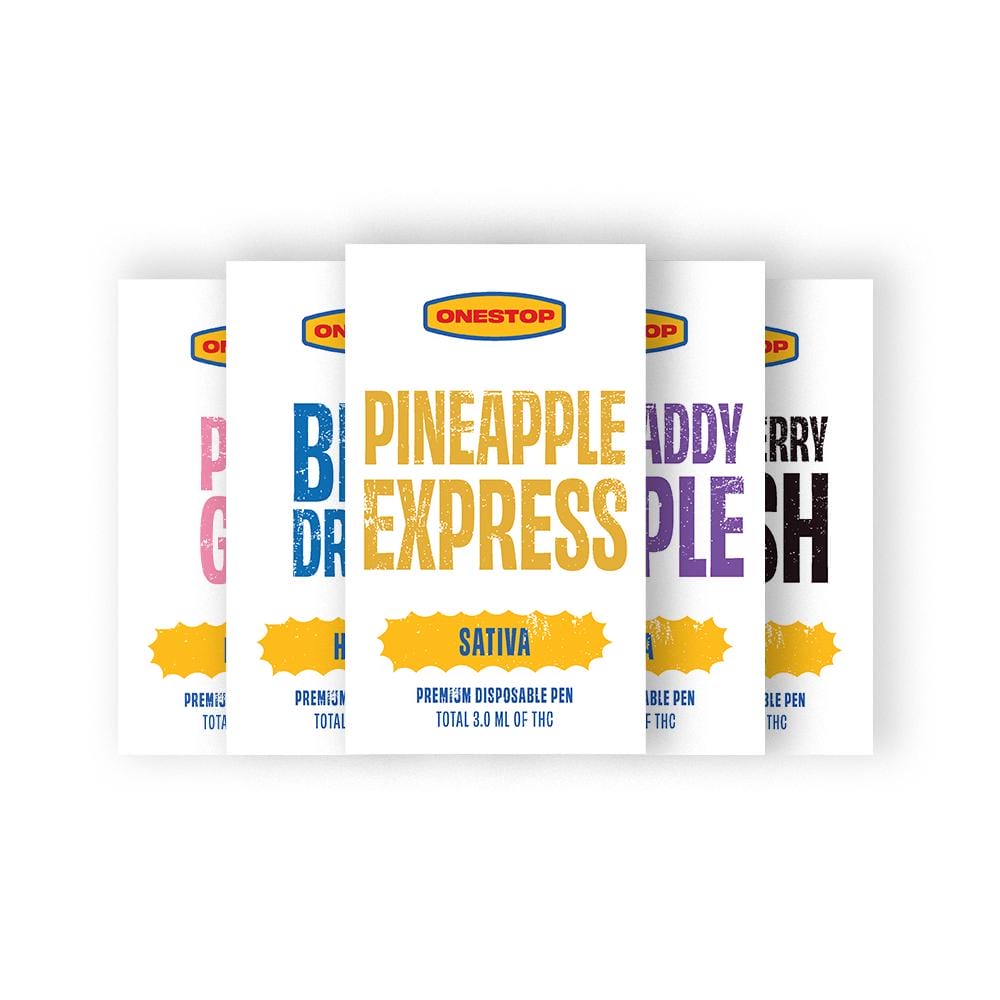 OneStop – THC Distillate Disposable Vape – Sativa – 3ml | BC Weed Edible Canada OneStop – THC Distillate Disposable Vape – Sativa – 3ml | BC Weed Edible Canada